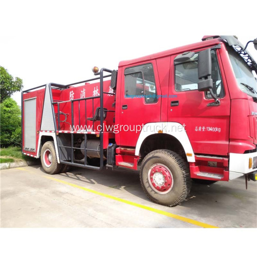 HOWO water tank forest fire truck price